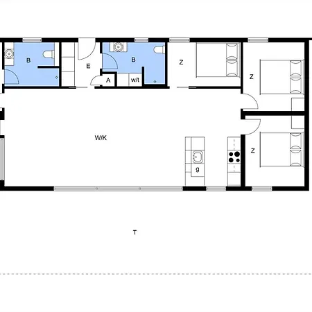 度假居 Bl1436-blokhus-mollevej-13 *